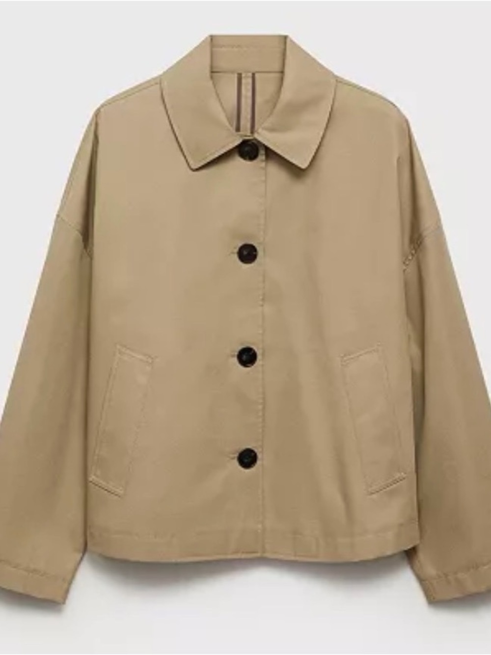 Mango Straight Cotton Jacket